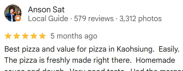 Customer review 1